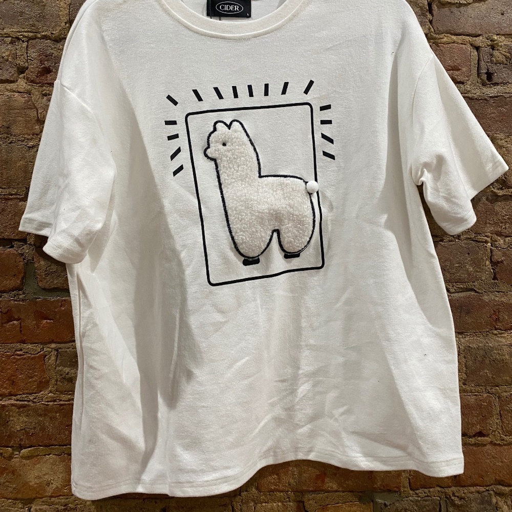 Cutesy Llama Graphic T-Shirt